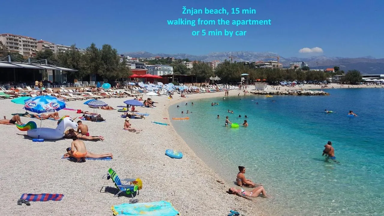 Luxury Spacious Apt Near Znjan Beach W Sea View Split